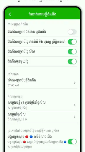 Khmer Lunar Calendar