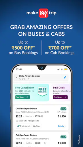 MakeMyTrip: Hotel, Flight, Bus
