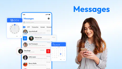 Messages: SMS, Messenger Home