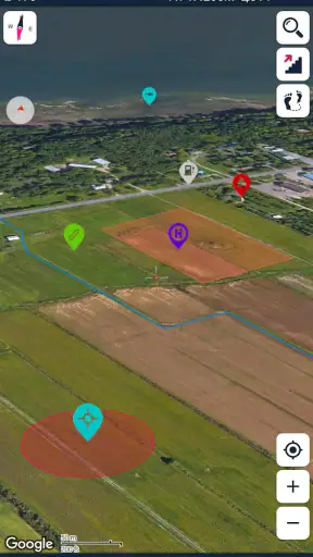 Mgrs &Utm Map: ทางยุทธวิธี GPS
