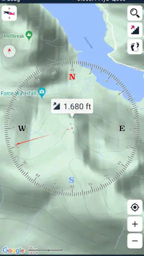 Mgrs &Utm Map: ทางยุทธวิธี GPS