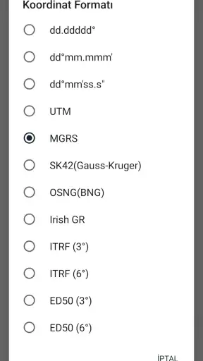 Mgrs &Utm Map: ทางยุทธวิธี GPS
