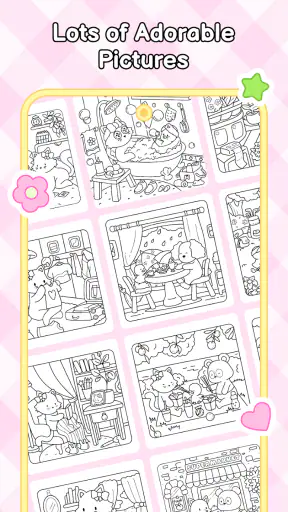 My Cute Friends: Coloring Book