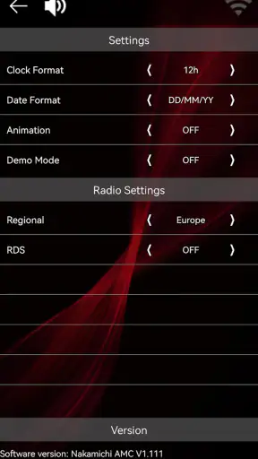 Nakamichi AMC App