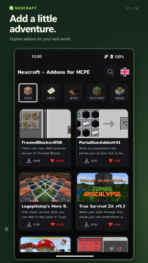 Nexcraft - Addons for MCPE