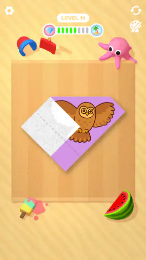 Paper Fold: เกมลอจิก