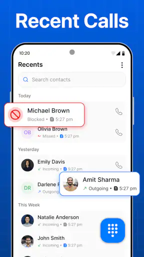 Phone Call: Messaging Launcher