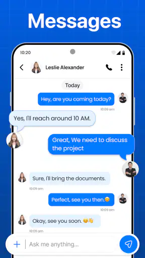 Phone Call: Messaging Launcher