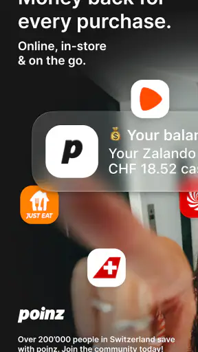 poinz: แคชแบ็กและบัตรสะสมแต้ม