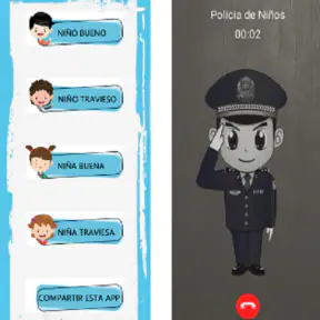 Policia de niños llamada