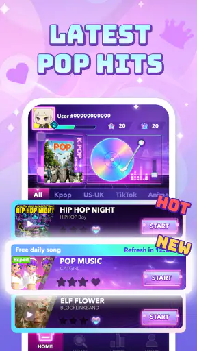 Pop Piano - เกมดนตรี