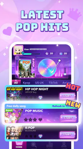 Pop Piano - เกมดนตรี