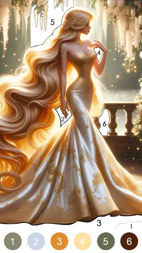 Princess Dress Coloring Game