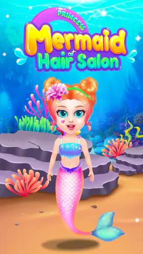 Princess Mermaid At Hair Salon