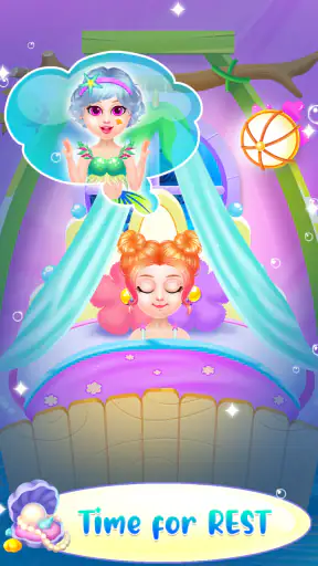 Princess Mermaid At Hair Salon