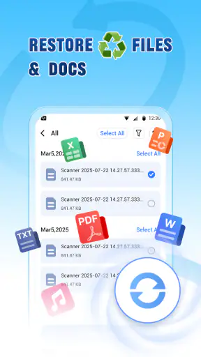 QuickRecover HomeApp