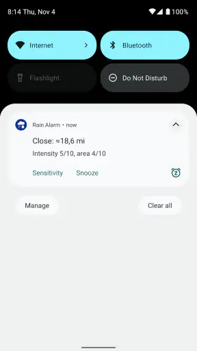 Rain Alarm (แจ้งเตือนฝน)