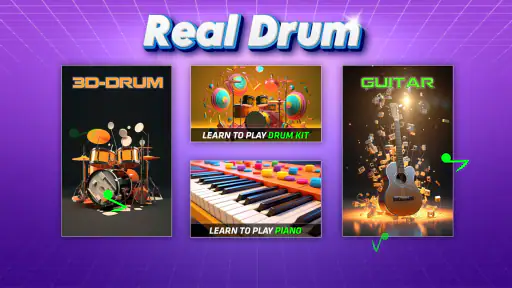 Real Drum 3D - Music Game
