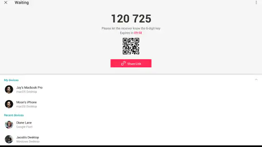 Send Anywhere (ตัวช่วยส่งไฟล์)