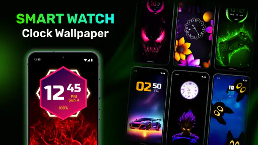 Smart Watch - Clock Wallpaper