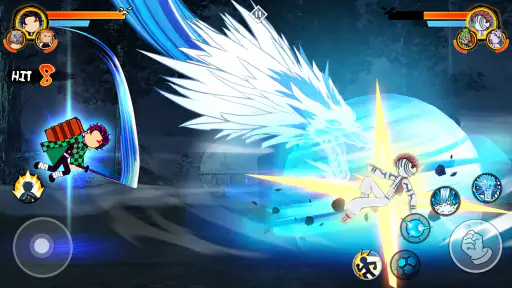 Stickman Demon Fight Warrior