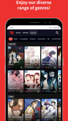 Toomics – เว็บตูนพรีเมียม