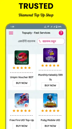 Topuply - Diamond TopUp Shop