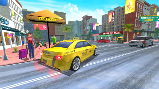 US Taxi Car Parking Simulator