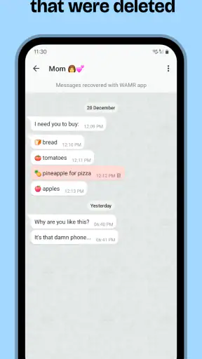 WAMR: Reveal deleted messages!