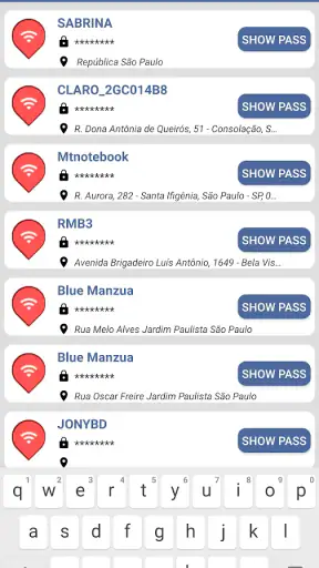 WiFi Map - ค้นหารหัสผ่าน