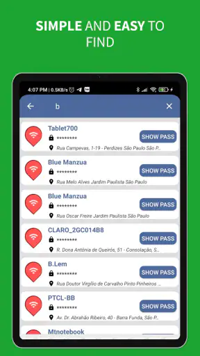 WiFi Map - ค้นหารหัสผ่าน
