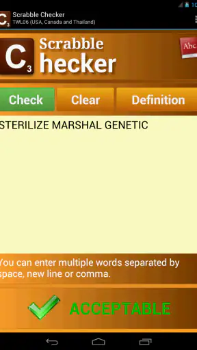 Word Checker (for SCRABBLE)