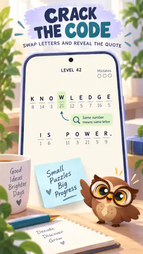 Word Finder: Cryptogram Puzzle