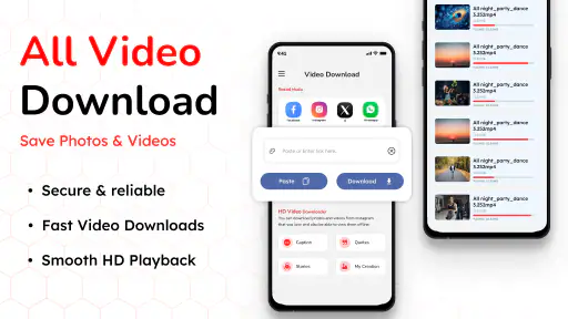 X Video & Movie Downloader