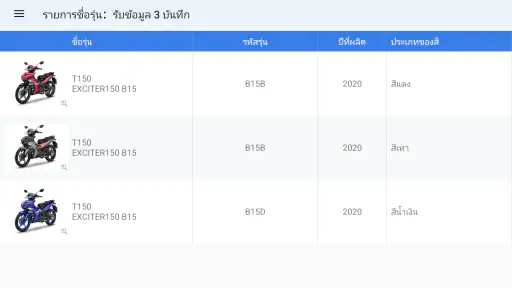 YAMAHA Parts Catalogue THA