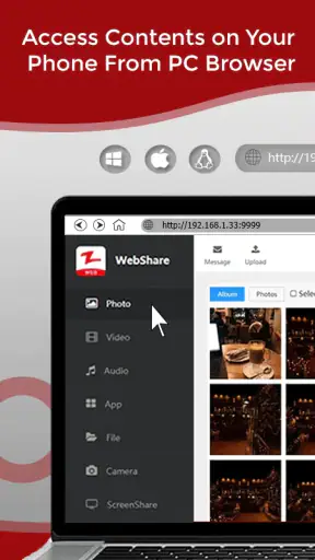 Zapya WebShare - File Sharing 