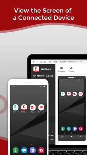 Zapya WebShare - File Sharing 