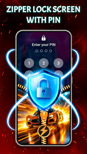 Zipper Lock Screen, Wallpapers