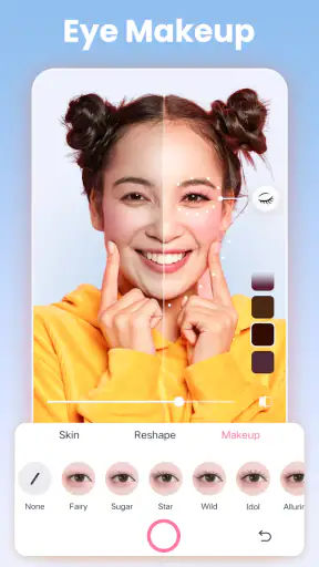 กล้องความงาม - เซลฟี่,แต่งหน้า