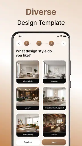 การออกแบบตกแต่งภายในด้วย AI