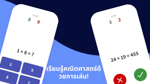 คณิตศาสตร์ - ตารางสูตรคูณ