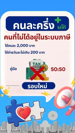 คนละครึ่งพลัส–คู่มือรับสิทธิ์