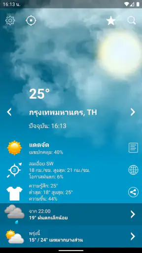 พยากรณ์อากาศ ประเทศไทย XL PRO