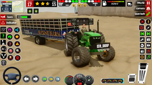 Indian Tractor Farming Game 3D