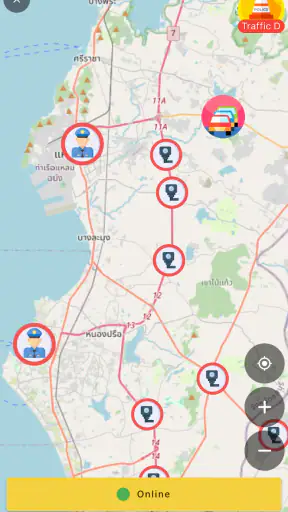 TrafficD Lite จราจร ด่าน รถติด