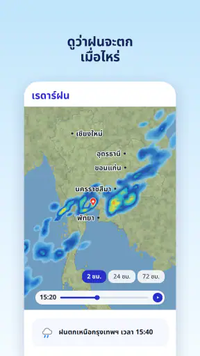 อากาศและเรดาร์ฝน