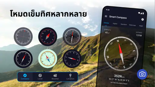 เข็มทิศดิจิตอล - แผนที่เข็มทิศ