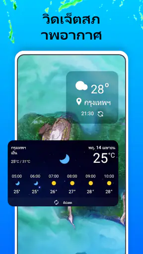 เรดาร์ตรวจอากาศและสภาพอากาศสด