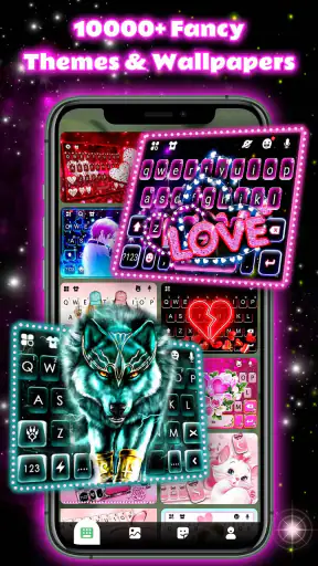 แป้นพิมพ์ Neon Love