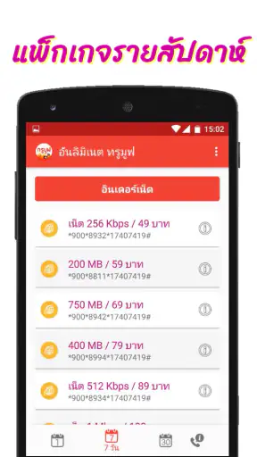 โปรเน็ต 4 ค่าย